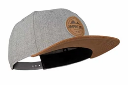 Baseball Cap Unisex Watzmann • Outdoor Snapback Cap • Individuell verstellbar und leicht abwaschbar • Kappe Grau
