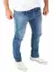 WOTEGA Justin - Herrenhose Slim Fit - Herrenjeans für Männer - Stretchjeans Hosen - Herren Jeanshosen, Mittelblau (Bijou Blue 183921), W32/L32