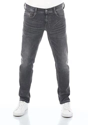 MUSTANG Herren Jeans Oregon Tapered Fit Stretch Denim Hose Blau/Grau/Schwarz (1009376-783)