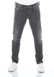 Herren Jeans Oregon Tapered Fit Stretch Denim Hose 99% Baumwolle Blau Grau Schwarz W30 - W40, Größe:W 32 L 32, Farbauswahl:Used Black Denim (1009376-783)