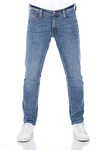 MUSTANG Herren Jeans Oregon Tapered Fit Stretch Denim Hose Blau/Grau/Schwarz (1009374-583)