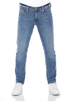 MUSTANG Herren Jeans Oregon Tapered Fit Stretch Denim Hose Blau/Grau/Schwarz (1009374-583)