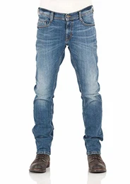 Herren Jeans Oregon Tapered Fit Stretch Denim Hose 99% Baumwolle Blau Grau Schwarz W30 - W40, Größe:W 32 L 32, Farbauswahl:Light Blue Denim (1009374-583)