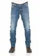 MUSTANG Herren Jeans Oregon Tapered Fit Stretch Denim Hose 99% Baumwolle Blau Grau Schwarz W30 - W40, Größe:W 32 L 32, Farbauswahl:Light Blue Denim (1009374-583)