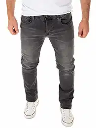 Justin - Herren Jeans Hosen - Slim Fit Jeanshose für Männer - Stretch Herrenhose Slimfit, Grau (Magnet 193901), W36/L30