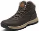 Mishansha Herren Winterschuhe Warm Gefüttert Schneestiefel Winter Outdoor rutschfest Wasserdicht Winterstiefel Kurzschaft Stiefel Klassische Boots Trekking Wanderschuhe,New Braun 43 EU
