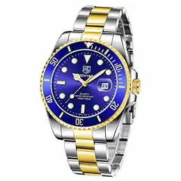BENYAR Herrenuhren wasserdicht Edelstahl Analog Quarzuhr Herren Luxusmarke Mode Business Armbanduhr