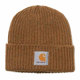 WIP Anglistic Beanie Unisex Winter Mütze mit 7kmh Aufkleber Braun 10216