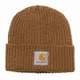 Carhartt WIP Anglistic Beanie Unisex Winter Mütze mit 7kmh Aufkleber Braun 10216