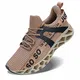 JSLEAP Herren Sneaker Herren Laufschuhe Leichte Klinge Fitness Straße Wanderschuhe Atmungsaktiv rutschfeste Mode Lässig Sneaker (2 Champagner,Größe 43 EU/265 CN)