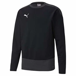 Herren teamGOAL 23 Training Sweat Pullover, Black-Asphalt, XXL