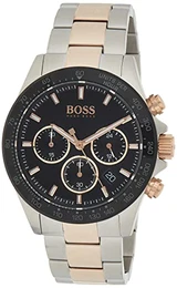 Hugo Boss Herren Chronograph Quartz Uhr mit Edelstahl Armband 1513757