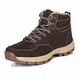 IceUnicorn Winterstiefel Damen Winterschuhe Herren Schneestiefel Warm Trekking Gefütterte Wanderstiefel Outdoor rutschfest Arbeitsstiefeln Snow Boots(998.Braun, 43EU)