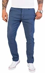 Rock Creek Herren Chino Hose Slim Fit Business RC-2154 Blau (RC-2154)