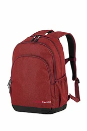 Handgepäck Rucksack Größe L erfüllt IATA Bordgepäck Maß, Gepäck Serie KICK OFF: Praktischer Rucksack für Urlaub und Sport, 006918-10, 45 cm, 22 Liter, rot