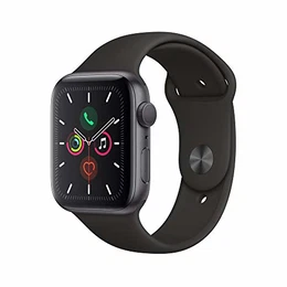Watch Series 5 (GPS, 44 mm) Aluminiumgehäuse Space Grau - Sportarmband Schwarz
