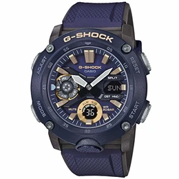 Herren Analog – Digital Quarz Uhr mit Resin Armband GA-2000-2AER