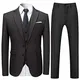 Allthemen Anzug Herren Anzug 3 Teilig Slim Fit Herrenanzug Hochzeit Anzüge Herren Modern Sakko für Business