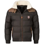 Geographical Norway Herren Steppjacke Amonai Abraham Winterjacke Anorak schwarz