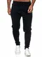 Redbridge Jogginghose für Herren Jogger Sweatpants R-B-J (M, Schwarz)