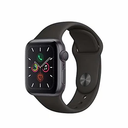 Watch Series 5 (GPS, 40 mm) Aluminiumgehäuse Space Grau - Sportarmband Schwarz