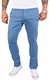 Rock Creek Herren Chino Hose Slim Fit Business Hosen Chinohose Stoffhose Chinos Hosen für Männer Casual Elegante Hose RC-2154 Himmelblau W32 L32
