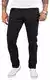 Rock Creek Herren Chino Hose Slim Fit Business Hosen Chinohose Stoffhose Chinos Hosen für Männer Casual Elegante Hose RC-2154 Schwarz W32 L32