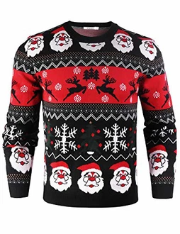 iClosam Herren Weihnachtspullover iClosam Herren Weihnachtspullover