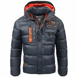 Geographical Norway Herren Steppjacke Citernier Navy - M - mit UD Beanie