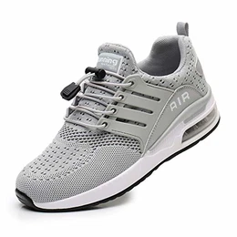 Sportschuhe Herren Damen Laufschuhe Leicht Turnschuhe Atmungsaktiv Sneakers Straßenlaufschuhe Luftkissenschuhe Running Jogging Schuhe Gym Athletic Outdoor Grey46