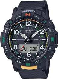 Casio PRT B50 1ER Pro Trek Multifunktions-Armband Harz Schwarz Gehäuse Harz Schwarz, 0, Gurt, Schwarz, 0, Gurt, Schwarz, 0, Gurt
