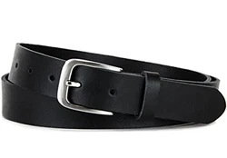 Frentree Ledergürtel MADE IN GERMANY für Damen und Herren Schwarz