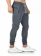 Ehpow Herren Jogginghose Sporthose Baumwolle Fitness Slim Fit Trainingshose Freizeithose Joggers Sweathose Streetwear (S-dunkelgrau, Medium)