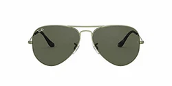 Ray Ban Unisex Aviator Large Metal Sonnenbrille MOD. 3025 Grün