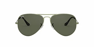 Ray Ban Unisex Aviator Large Metal Sonnenbrille MOD. 3025 Grün