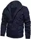 TACVASEN Winterjacke Herren Parka Herrenjacke Gefütterte Winterparka Herren Cargojacke Militär Jacke Outdoor Armeejacke Taktische Outdoorjacke Baumwolle Pilotenjacke Winter Kapuzenjacke