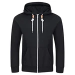 riverso Herren Kapuzenjacke RIVThilo Regular Fit Hoodie Schwarz