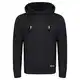 riverso Herren Kapuzenpullover RIVJulian Regular Fit Hoodie Pullover Taschen Streetwear Cross-Over-Kragen Basic Kapuze Sweatshirt Sportswear Schwarz M, Größe:M, Farbe:Black