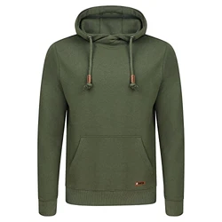 riverso Herren Kapuzenpullover RIVJulian Regular Fit Hoodie Pullover Grün