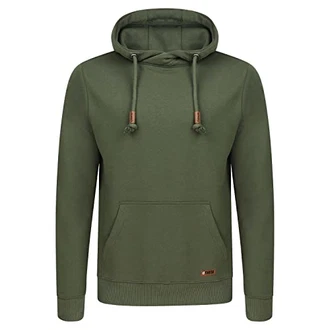 riverso Herren Kapuzenpullover RIVJulian Regular Fit Hoodie Pullover Grün