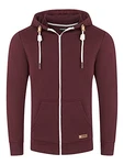 riverso Herren Kapuzenjacke RIVThilo Regular Fit Hoodie Port Red