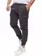 PITTMAN Cargo Hose Männer Darius - graue Cargohose - Herren Chinos anthrazit - Jogginghose - Pants by Pit Jeans, Grau (Nine Iron), W32/L32