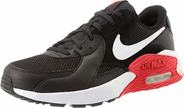 Herren Air Max Excee Laufschuh, Black/White-University Red, 43 EU