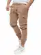 PITTMAN Darius - Cargo Hosen Herren - Cargohosen Für Männer- Slim Fit Baumwoll Hose, Beige (Sepia Tint 171314), W38/L32