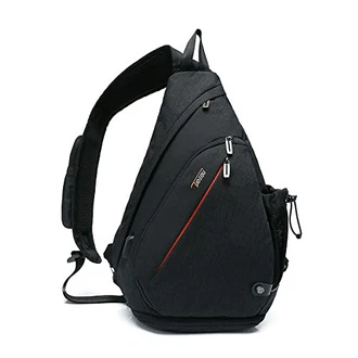 TUDEQU Crossbody Backpack Sling Chest Bag Hiking Casual Daypack with WET Pocket