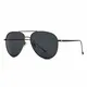 SUNGAIT Damen Sonnenbrille Leichte Übergroße Mode Sonnenbrille Polarisiert (Gunmetal Frame / Grey Lens, 60) -SGT603