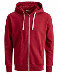 Herren Jjeholmen Sweat Zip Hood Noos Jacket, Rio Red, XXL EU