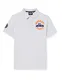 Superdry Herren Classic SUPERSTATE S/S Polo Poloshirt, Weiß (Ice Marl 54G), M