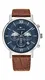 Tommy Hilfiger Herren Analog Quarz Armbanduhr mit Lederarmband 1710393