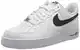 Nike Herren AIR Force 1 ''''07 AN20 Basketballschuh, White Black, 43 EU